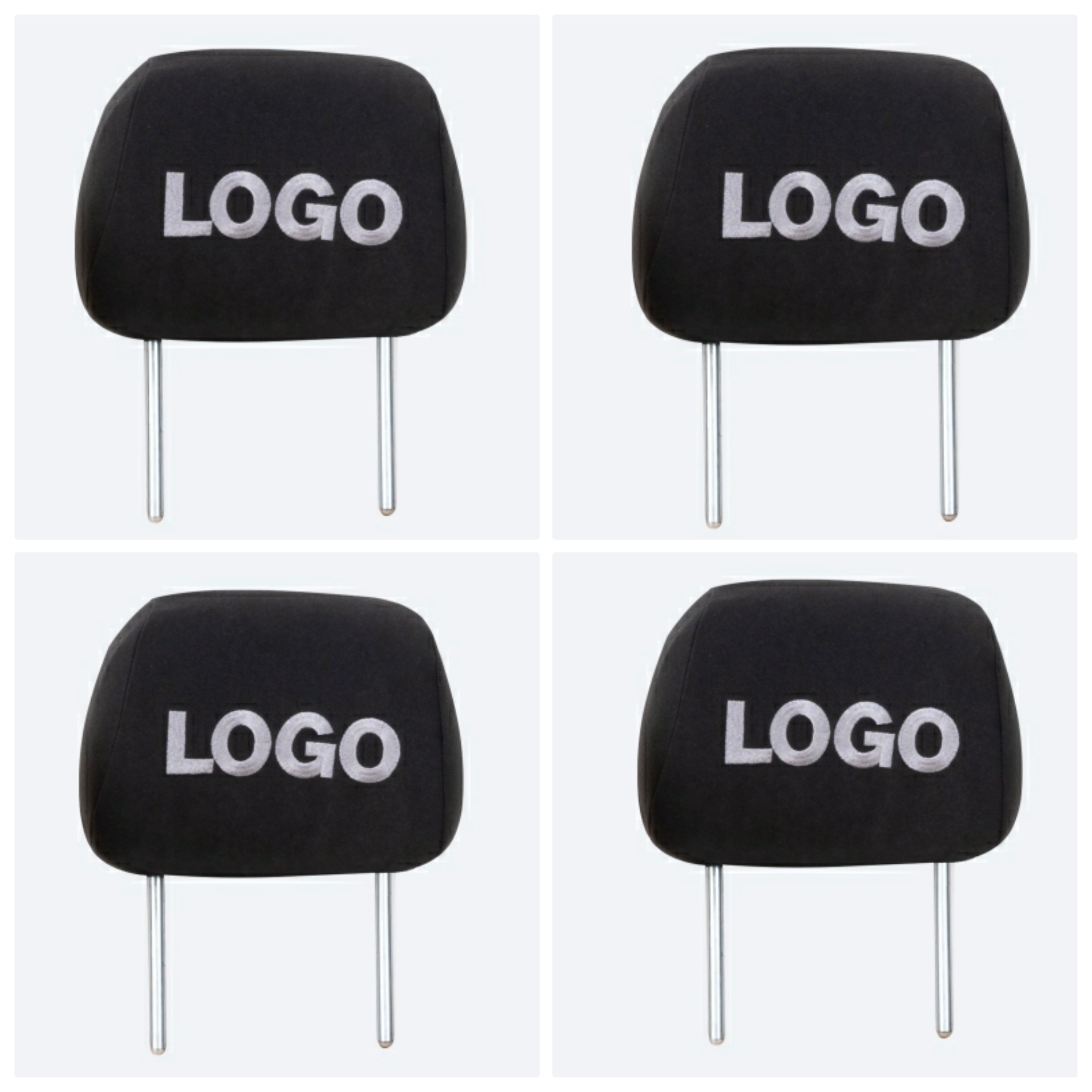 Poťahy hlav. opierok s logom